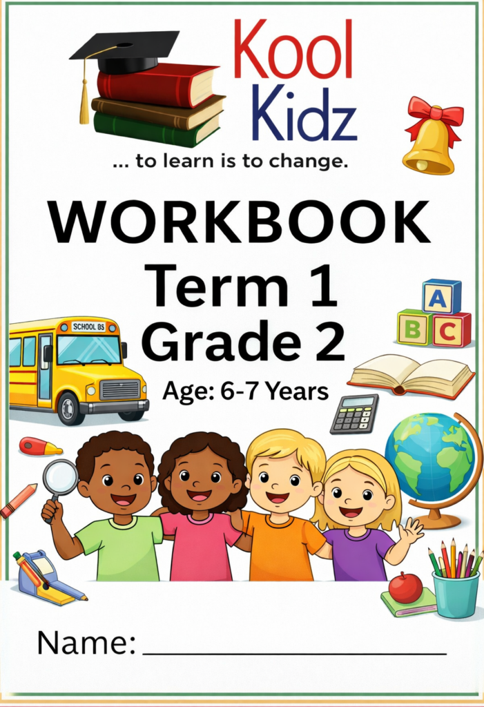 gr2 workbook cover page + age