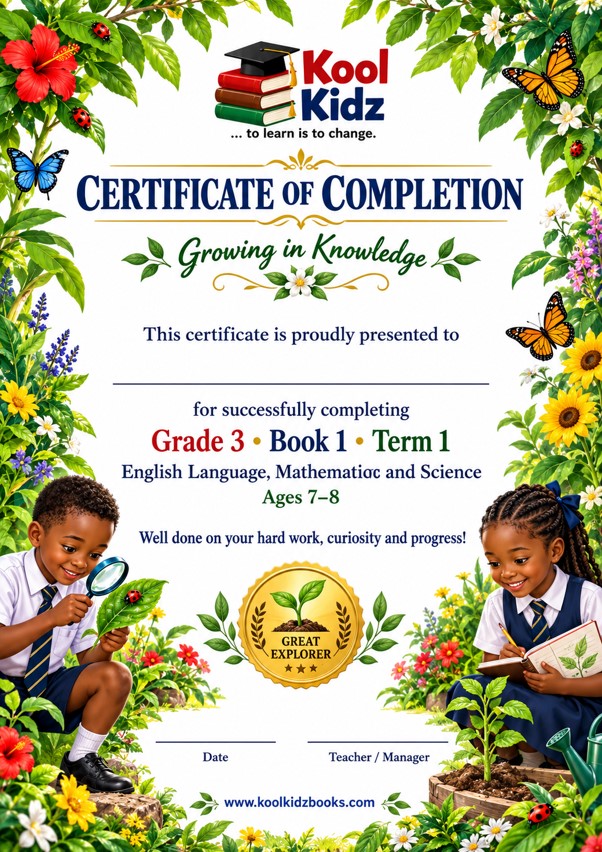Kool Kidz Grade 3 Term 1 Workbook 1 - Image 4