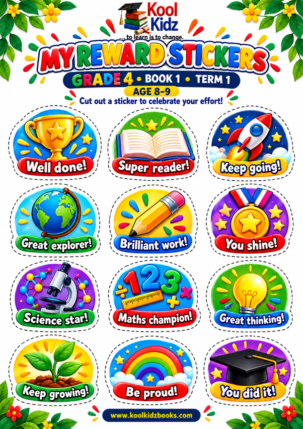 Kool Kidz Grade 4 Term 1 Workbook 1 - Image 4