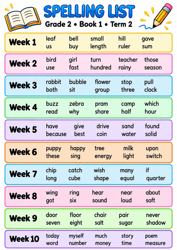 Kool Kidz Grade 2 Term 2 Workbook 1 - Image 2